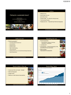 Fishing for a sustainable future?