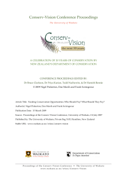 Funding conservation opportunities: who should pay? what should they pay?