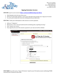 Link to Signing Notetaker Invoice