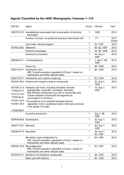 a group of more than 250 potential carcinogens that also includes