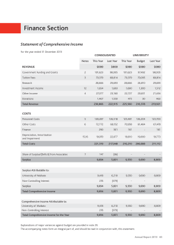 20. Finance Section