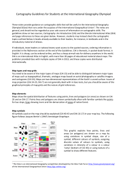 Cartography Guidelines