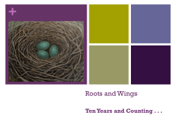 Mary Robson: Ten years and counting [PPTX 1.67MB]