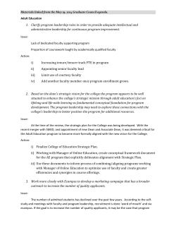 Adult Education Action Plan