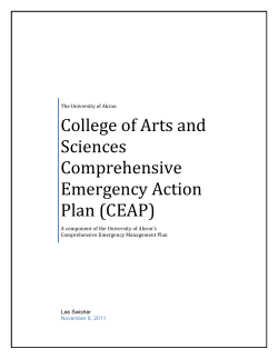 CAS Building Emergency Action Plan