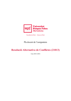 Resoluci alternativa de conflictes
