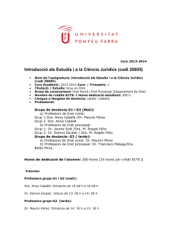 Introducci als Estudis i a la Ci ncia Jur dica