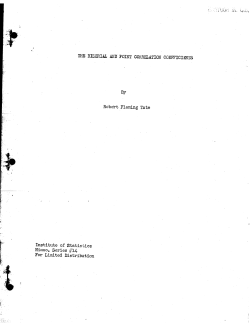 Tate, R.F.The biserial and point correlation coefficients."