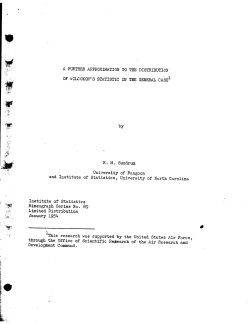 Sundrum, R.M.; (1954)A further approximation to the distribution of Wilcoxon's statistic in the general case." (Air Research and Dev. Command)