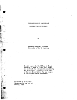 Siddiqui, M.M.; (1957)Distributions of some serial correlation coefficients." (Navy Research)