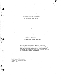 Morrison, D.F.; (1957)Tests for harmonic components in bivariate time series." (Navy Research)