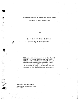 Bose, R.C. and Norman Draper; (1958)Rotatable designs of second and third order in three or more dimensions." (Air Research and Dev. Command).