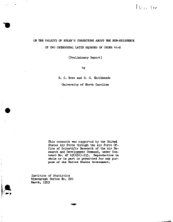 R.C. Bose and S.S. Shrikhande; (1959)On the Falsity of Euler's Conjecture about the Non-Existence of Two Orthogonal Latin Squares of Order 4^t + 2."