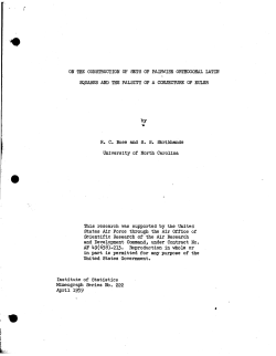 R.C. Bose and S.S. Shrikhande; (1959)On the construction of sets of pairwise orthogonal latin squares and the falsity of a conjecture of Euler."