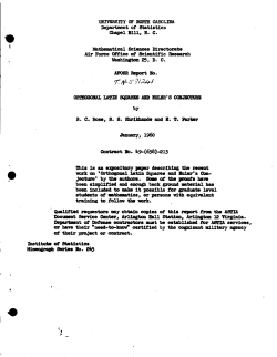 R.C. Bose, S.S. Shrikhande, and E.T. Parder; (1960)Orthogonal Latin squares and eulers conjecture."