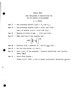Hafley, W.; (1960)Some comparisons of sensitivities for two methods of measurement."