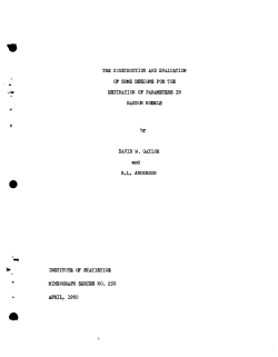 Gaylor, D.W. and R.L. Anderson; (1960)The construction and evaluation of some designs for the estimation of parameters in random models."