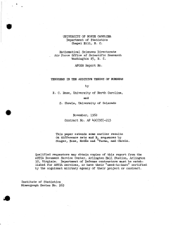 Bose, R.C.; (1960)Theorems in the additive theory of numbers."