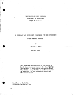 Smith, W.L.; (1961)A necessary and sufficient condition for the convergence of the renewal density."