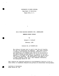 Potthoff, R.F.; (1962)Use of the Wilcoxon statistic for a generalized Behrens-Fisher problem."