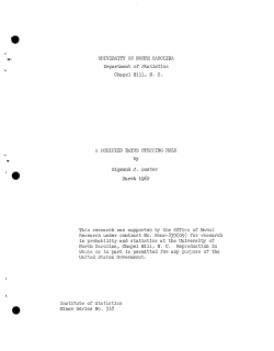 Amster, Sigmund; (1962)A modified Bayes stopping rule."