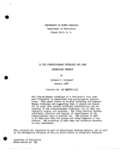 Potthoff, R.F.; (1963)On the Johnson-Neyman technique and some estensions thereof."