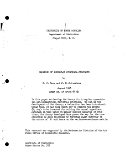 Bose, R.C. and J.N. Srivastava; (1963)Analysis of irregular factorial fractions."
