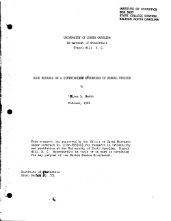 Smith, W.L.; (1964)Some remarks on a distribution occurring in neural studies."