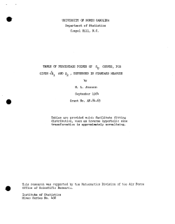 Johnson, N.L.; (1964)Table of percentage points of S_u curves for given square root of beta_1 and Beta-_2 expressed in standard measure."