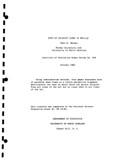 Mesner, D. M.; (1964)Sets of disjoint lines in PG(3, q)."