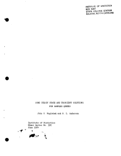 Magistad, J.G. and R.L. Anderson; (1964)Some steady state and transient solutions for sampled queues." Ph.D. Thesis.