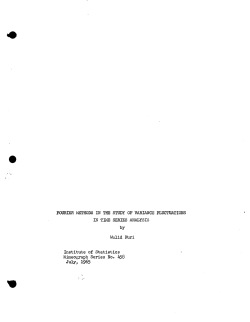 Nuri, W.; (1965)Fourier methods in the study of variance fluctuations in time series analysis."