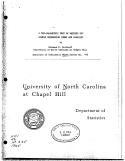 Potthoff, R.F.; (1965)A non-parametric test of whether two simple regression lines are parallel."