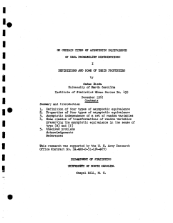 Ikeda, S.; (1965)On certain types of asymptotic equivalence of real probability distributionns. I. Definitions and some of their properties."