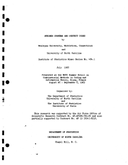 1. Assmus, E.R., Jr., and H.F. Mattson; (1966).Steiner systems and perfect codes."
