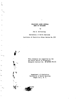 Kettenring, J.R. "Relations among several sets of variates."