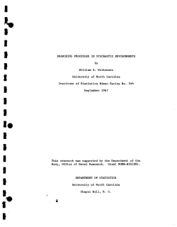 Wilkinson, W.E.; (1967)Branching processes in stochastic environment."