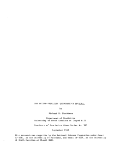 Shachtman, Richard; (1968)The Pettis-Stieltjes stochastic integral."
