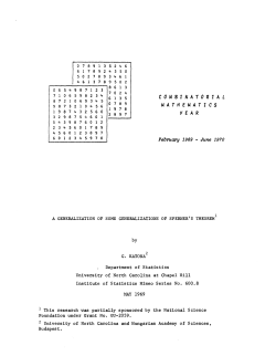 Katona, G.; (1969)A generalization of some generalizations of Sperner-s theorem."