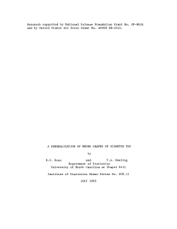 Bose, R.C. and Dowling, T.; (1969)A generalization of more graphs of diameter two."