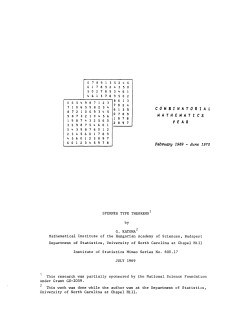 Katona, G.; (1969)Sperner-type theorems."