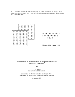 Bruck, R.C.; (1969)Construction of ruled surgaces in 5th dimensional finite projective geometries."