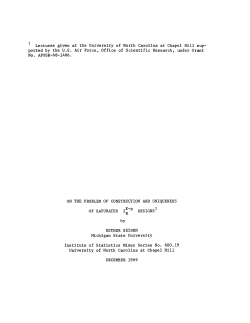 Seiden, Esther; (1969)On the problem of construction and uniqueness of saturated 2^k-p_r designs."