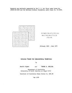 Aigner, Martin and T. A. Dowling; (1970)Matching theory for combinatorial geometries."