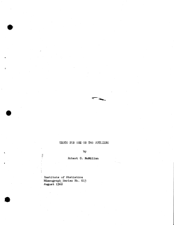 McMillan, R.G.; (1968).Tests for one or two outliers."