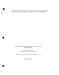 Johnson, M.A.; (1969)On the Kiefer-Wolfowitz process and some of its modifications."