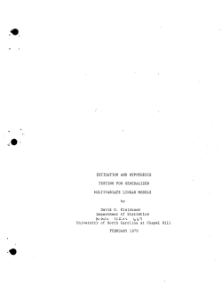 Kleinbaum, D.G.; (1970)Estimation and hypothesis testing for generalized multivariate linear models."