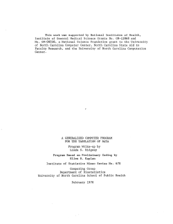 Ridgeway, Linda; (1970)A generalized computer program for the tabulation of data."