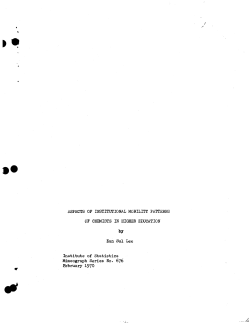 Lee, E.S.; (1970)Aspects of institutional mobility patterns of chemists in higher education."