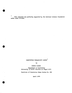 Simons, G.; (1970)Identifying probabilities limits."